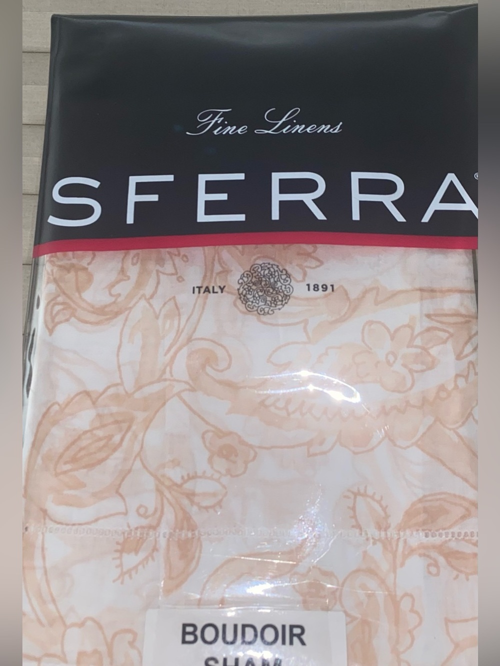 Sferra Florissa Egyptian Cotton Boudoir Sham Petal